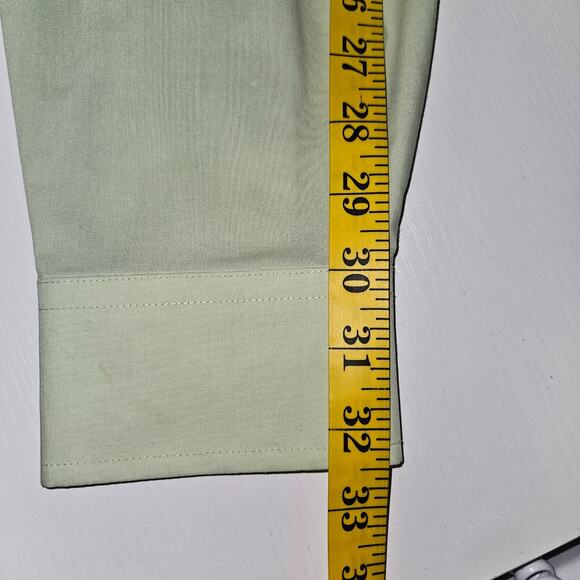 Croft & Barrow Shirt Men Medium Green Button Front Long Sleeve Casual Dress Top - Picture 7 of 8